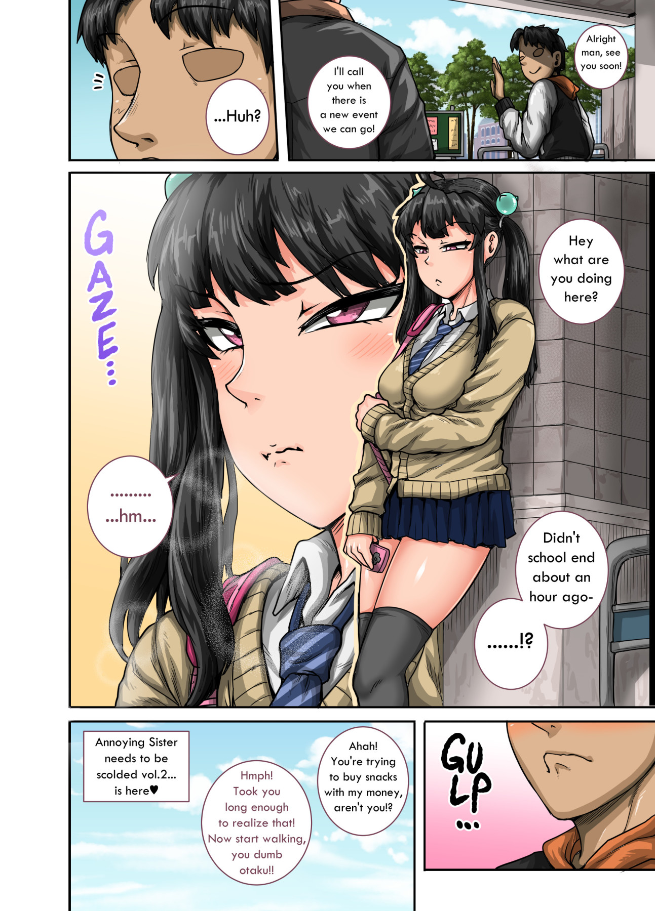 Hentai Manga Comic-Annoying (Step) Sister Needs to be Scolded!! 2~-Read-12